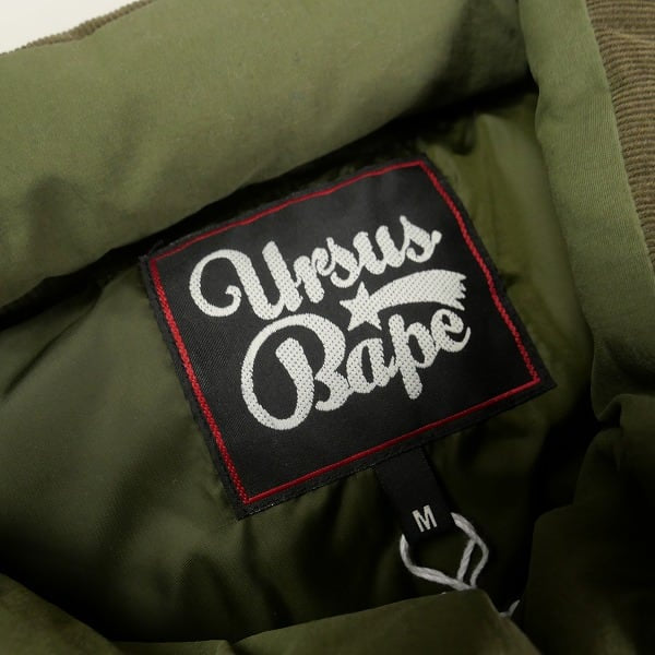 M] DS! A Bathing Ape Ursus Bape ( WTAPS ) Puffer Vest 