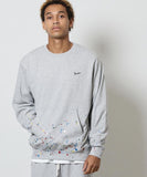 NUMBER (N)INE Hand Painted Kangaroo Pocket L/S Sweatshirt