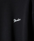 NUMBER (N)INE Hand Painted Kangaroo Pocket L/S Sweatshirt - Black