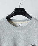 NUMBER (N)INE Hand Painted Kangaroo Pocket L/S Sweatshirt - Grey