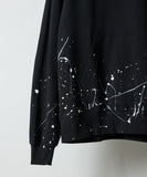 NUMBER (N)INE Hand Painted Kangaroo Pocket L/S Sweatshirt - Black (Alt)