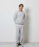 NUMBER (N)INE Hand Painted Kangaroo Pocket L/S Sweatshirt - Grey