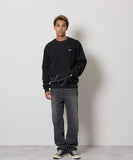 NUMBER (N)INE Hand Painted Kangaroo Pocket L/S Sweatshirt - Black (Alt)