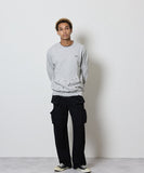 NUMBER (N)INE Hand Painted Kangaroo Pocket L/S Sweatshirt - Grey (Alt)