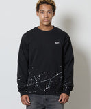 NUMBER (N)INE Hand Painted Kangaroo Pocket L/S Sweatshirt - Black (Alt)