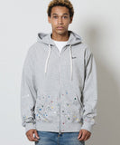 NUMBER (N)INE Hand Painted Full Zip Sweat Hoodie