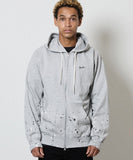 NUMBER (N)INE Hand Painted Full Zip Sweat Hoodie