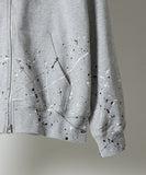 NUMBER (N)INE Hand Painted Full Zip Sweat Hoodie - Grey (Alt)