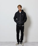 NUMBER (N)INE Hand Painted Full Zip Sweat Hoodie - Black