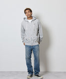 NUMBER (N)INE Hand Painted Full Zip Sweat Hoodie - Grey