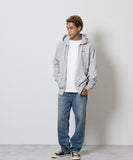 NUMBER (N)INE Hand Painted Full Zip Sweat Hoodie - Grey