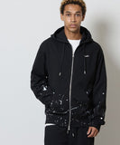 NUMBER (N)INE Hand Painted Full Zip Sweat Hoodie - Black (Alt)