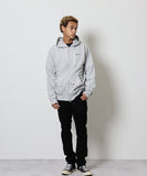 NUMBER (N)INE Hand Painted Full Zip Sweat Hoodie - Grey (Alt)
