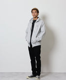 NUMBER (N)INE Hand Painted Full Zip Sweat Hoodie - Grey (Alt)