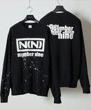 NUMBER (N)INE Hand Painted Printed Classic Crewneck Sweatshirt - Color 3