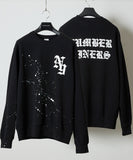 NUMBER (N)INE Hand Painted Printed Classic Crewneck Sweatshirt - Color 4