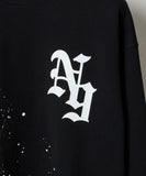 NUMBER (N)INE Hand Painted Printed Classic Crewneck Sweatshirt - Color 4