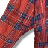 [M] Needles Rebuild Wide 7 Cut Flannel Shirt