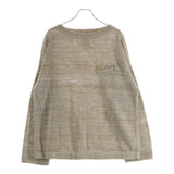 [4] VISVIM MARIE BOAT NECK L/S KNIT PULLOVER SWEATER BEIGE