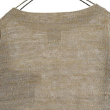 [4] VISVIM MARIE BOAT NECK L/S KNIT PULLOVER SWEATER BEIGE