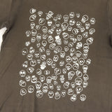 [4] NUMBER (N)INE 05SS DAMAGE SKULL TEE BLACK