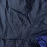 A BATHING APE BAPE LEATHER PATCH JACQUARD CAMO DOWN JACKET BLUE CAMO [S]