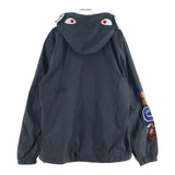 [M] A BATHING APE BAPE REFLECTOR SHARK HOODIE JACKET (ZIP-UP NYLON JACKET) GREY