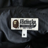 [M] A BATHING APE BAPE REFLECTOR SHARK HOODIE JACKET (ZIP-UP NYLON JACKET) GREY