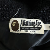 [M] A BATHING APE BAPE 1ST CAMO BOA FULL-ZIP SWEATSHIRT (HOODIE) BEIGE/BLACK