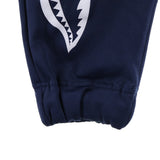 [M] A BATHING APE BAPE SIDE SHARK SLIM TRACK PANTS NAVY