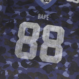 [L] A BATHING APE COLOR CAMO MESH JERSEY FOOTBALL TOP