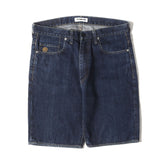 [M] A BATHING APE BAPE STA STITCH DENIM SHORTS INDIGO
