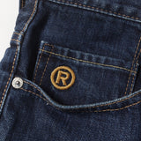 [M] A BATHING APE BAPE STA STITCH DENIM SHORTS INDIGO