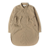 NONNATIVE HUNTER LONG SHIRT Q/S C/P RIPSTOP STRETCH COOLMAX BEIGE