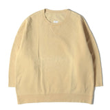 [4] VISVIM 24AW JUMBO SB SWEAT 3/4 DMGD COTTON SWEATSHIRT MUSTARD