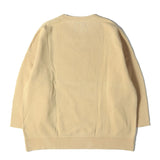 [4] VISVIM 24AW JUMBO SB SWEAT 3/4 DMGD COTTON SWEATSHIRT MUSTARD