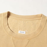 [4] VISVIM 24AW JUMBO SB SWEAT 3/4 DMGD COTTON SWEATSHIRT MUSTARD