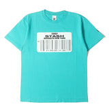 [L] A BATHING APE BAPE GALLERY LIMITED X STASH GRAPHIC T-SHIRT TURQUOISE