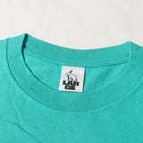 [L] A BATHING APE BAPE GALLERY LIMITED X STASH GRAPHIC T-SHIRT TURQUOISE