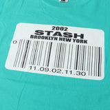 [L] A BATHING APE BAPE GALLERY LIMITED X STASH GRAPHIC T-SHIRT TURQUOISE