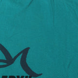 [L] A BATHING APE BAPE GALLERY LIMITED X STASH GRAPHIC T-SHIRT TURQUOISE