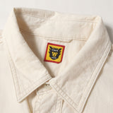 [L] HUMAN MADE CHAMBRAY WORK SHIRT