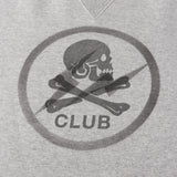 [S] NEIGHBORHOOD x FRAGMENT DESIGN THUNDER & SKULL SWEAT (NHFR CLUB) GREY