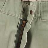 [S] A BATHING APE BAPE x DICKIES COTTON TWILL WORK CHINO PANTS (MADE IN USA) KHAKI