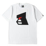 [M] A BATHING APE BAPE 00s FOOT SOLDIER-EXCLUSIVE APE FACE GRAPHIC T-SHIRT (DEADSTOCK) WHITE
