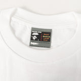 [M] A BATHING APE BAPE 00s FOOT SOLDIER-EXCLUSIVE APE FACE GRAPHIC T-SHIRT (DEADSTOCK) WHITE
