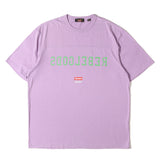 [L] SUPREME 23SS x UNDERCOVER INVERTED LOGO FOOTBALL TOP T-SHIRT LIGHT VIOLET