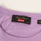 [L] SUPREME 23SS x UNDERCOVER INVERTED LOGO FOOTBALL TOP T-SHIRT LIGHT VIOLET