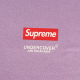[L] SUPREME 23SS x UNDERCOVER INVERTED LOGO FOOTBALL TOP T-SHIRT LIGHT VIOLET