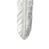 GORO'S HEART WHEEL FEATHER SMALL NECKLACE TOP PENDANT
